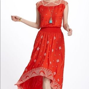 Anthropologie Nanette Asymmetrical Dress Sz 14